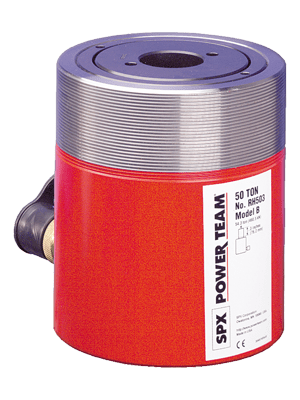 rh serisi tek etkili yay geri dönüşlü yassı hidrolik kriko