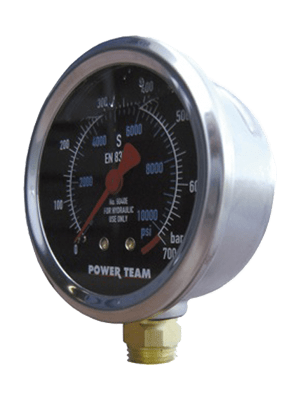 powerteam 63 mm çaplı mamometre